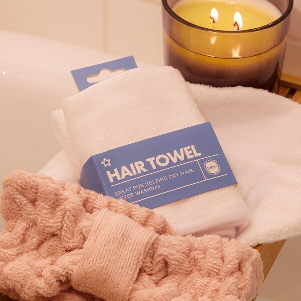Superdrug Hair Towel GOODS Superdrug