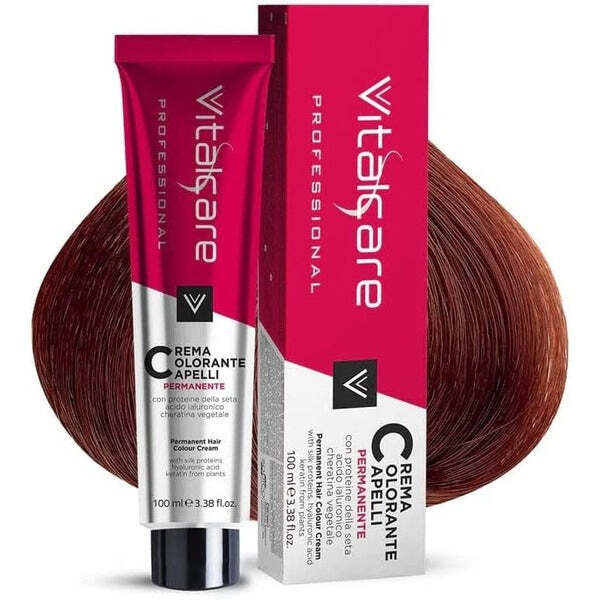 Vitalcare Permanent Hair Colour 7/4 Blond Auburn 100ml GOODS Superdrug