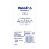Vaseline Lip Therapy Lip Balm Tube Original 10G GOODS Superdrug