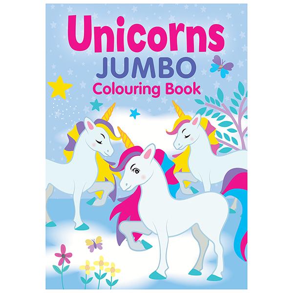 Unicorn Jumbo Colouring Book GOODS Sainsburys