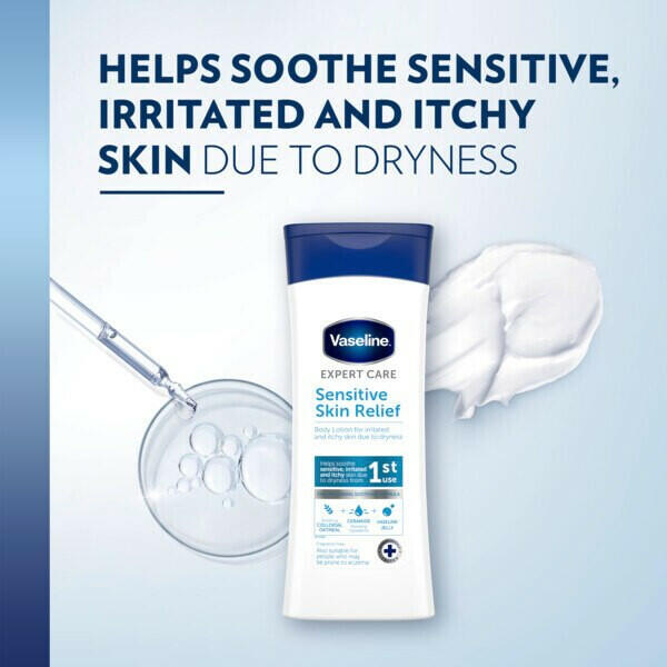 Vaseline Sensitive Skin Relief 400Ml GOODS Superdrug