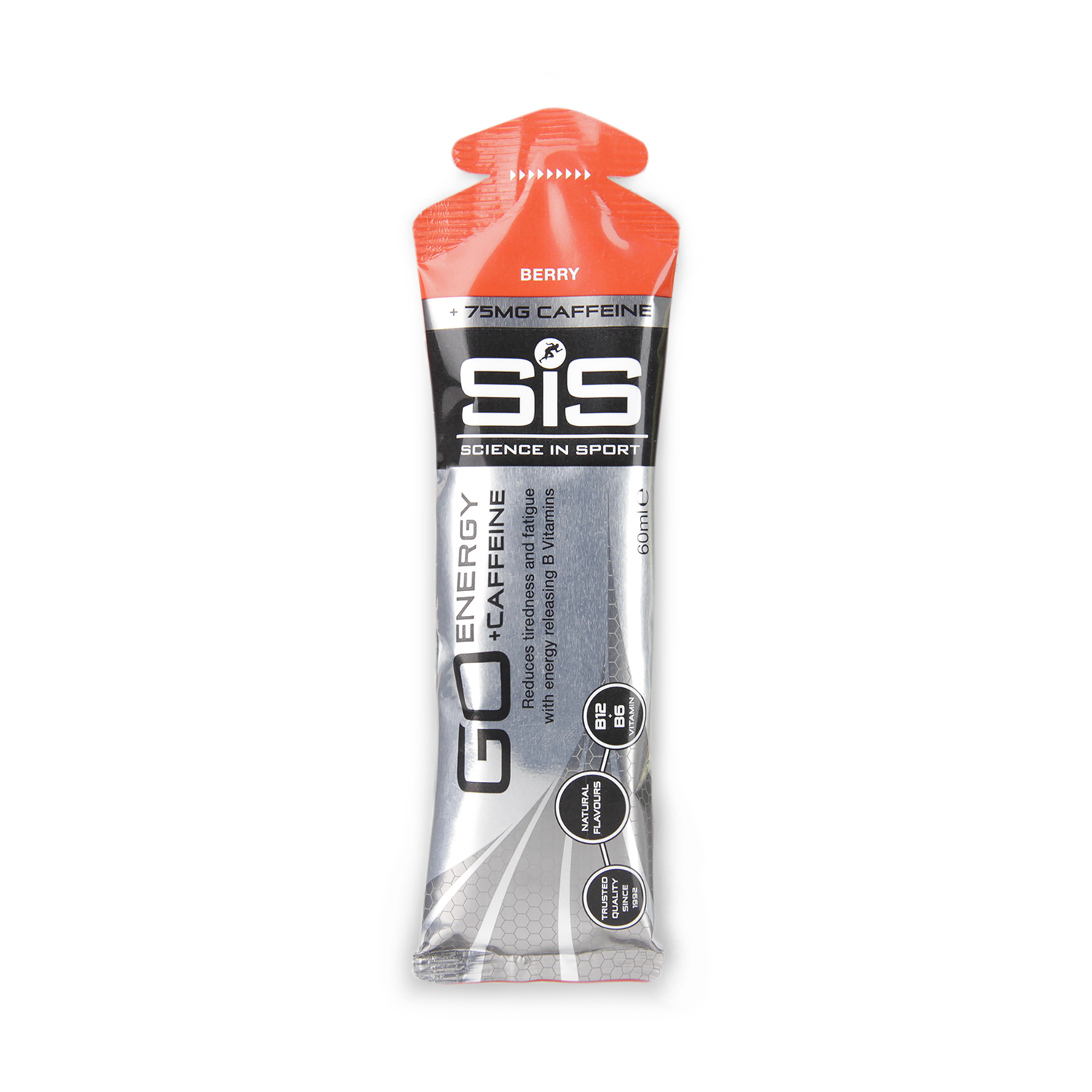 SiS GO Energy + Caffeine Gel Berry 60ml - McGrocer