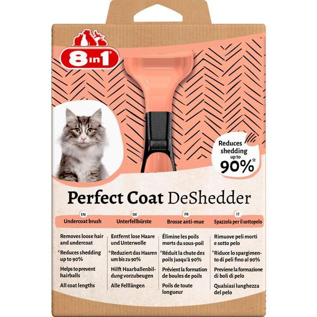 8in1 Perfect Coat DeShedder Cat Grooming Comb - McGrocer