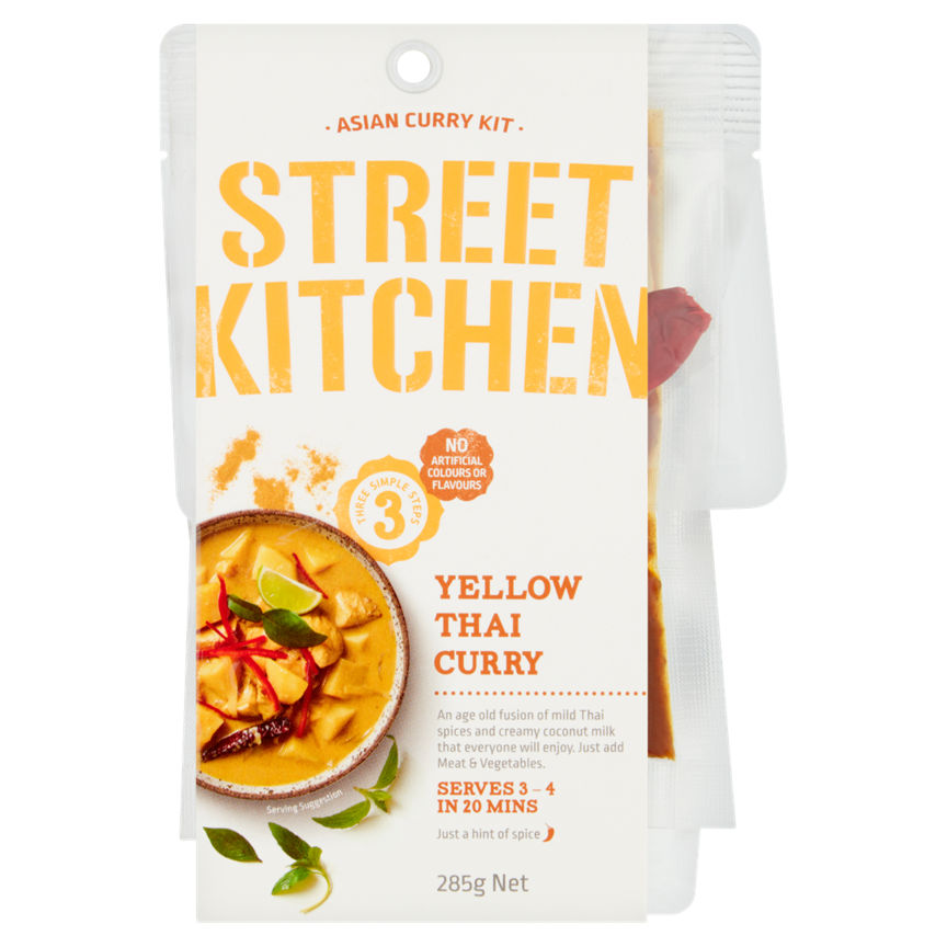 Street Kitchen Asian Curry Kit Yellow Thai Curry GOODS ASDA