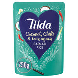 Tilda Microwave Rice Coconut Chilli & Lemongrass Basmati 250g Microwave rice Sainsburys