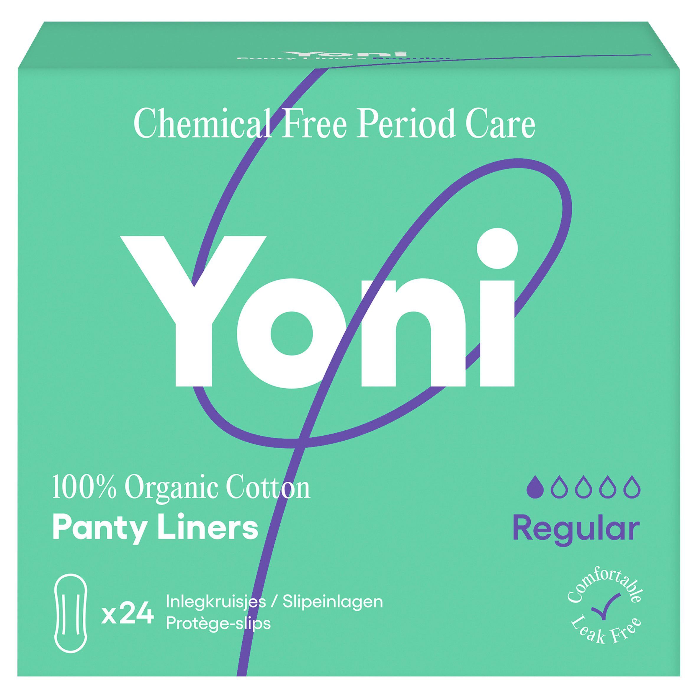 Yoni Organic Cotton Regular Panty Liners x24 GOODS Sainsburys