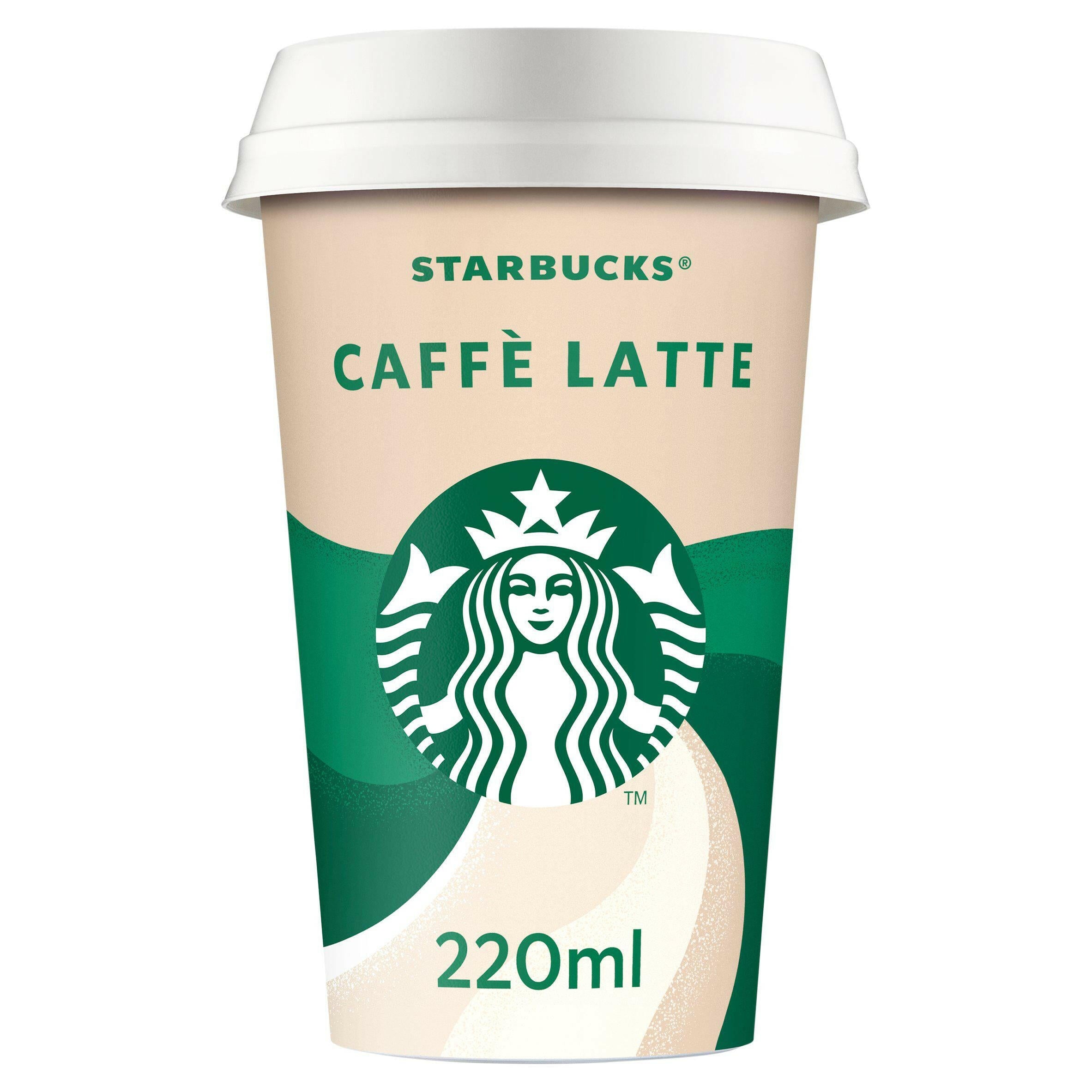 Starbucks Caffé Latte Flavoured Milk Iced Coffee 220ml All coffee Sainsburys