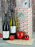 LeBonVin Frohe Weihnachten Französischer Wein Doppel-Geschenkbox