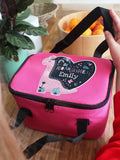 Pink Personalised Dinosaur Lunch Bag by PMC