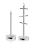 Swan White Towel Pole and Mug Tree Set