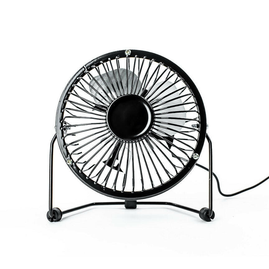 Status 4 Inch USB Desk Fan Black GOODS ASDA