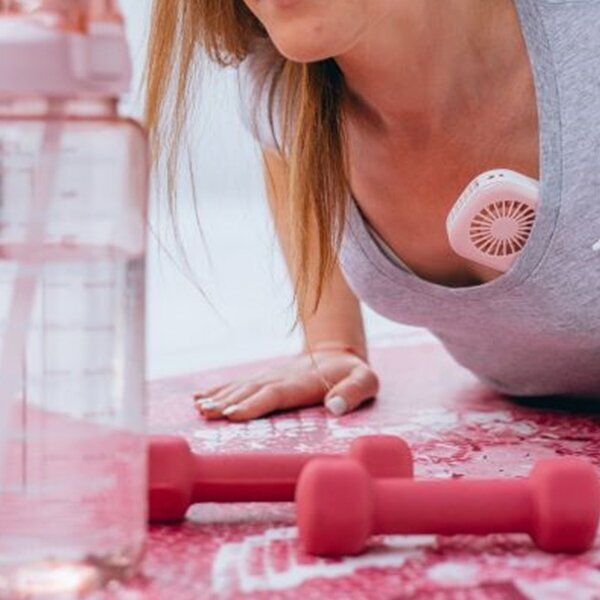A.KAY.A FanU 2 Personal Handheld Rechargeable Fan Pink - McGrocer