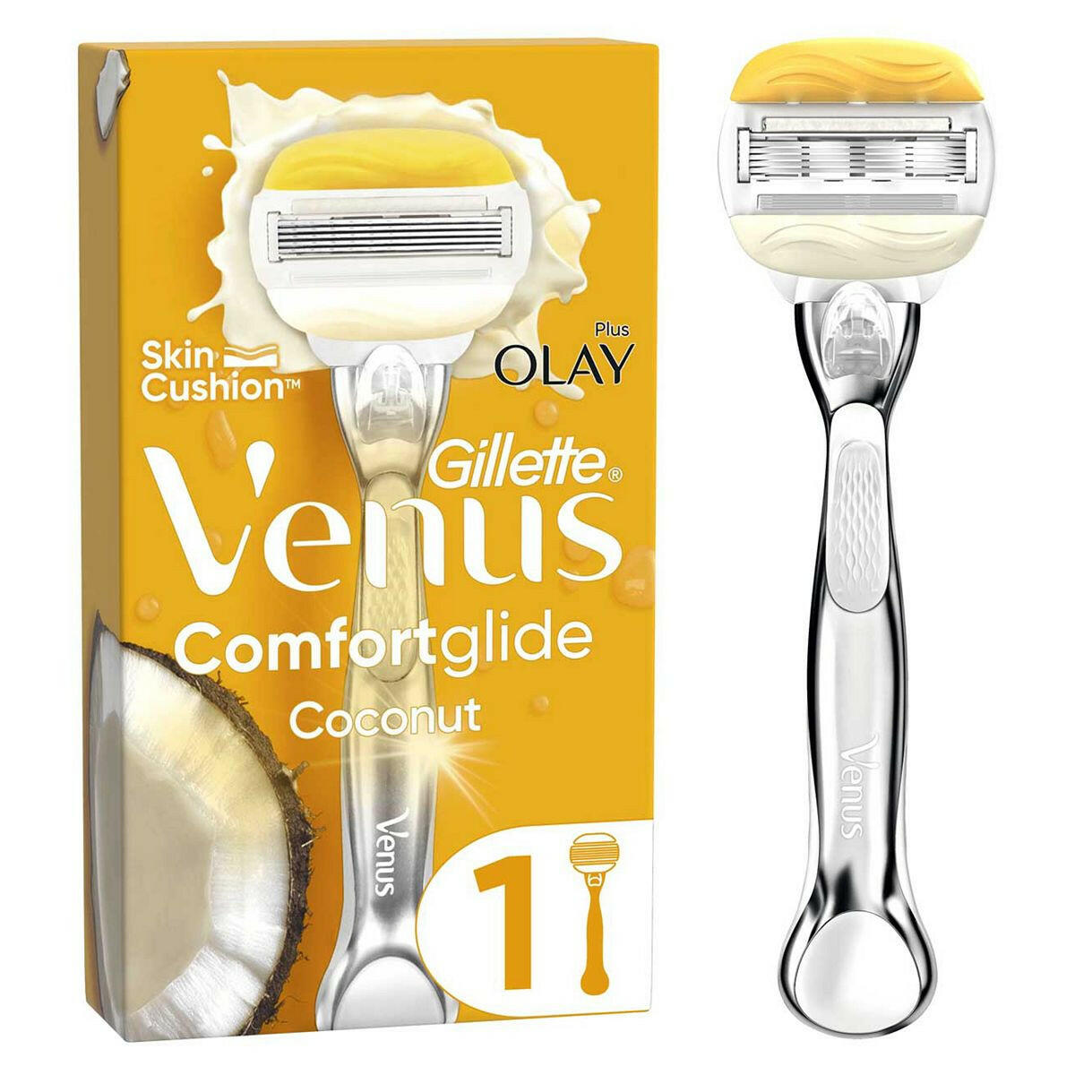 Venus Comfortglide Coconut plus Olay Platinum Razor GOODS Boots