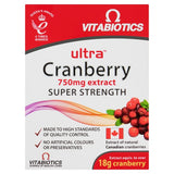 Vitabiotics Ultra Cranberry 30 Tablets GOODS Superdrug