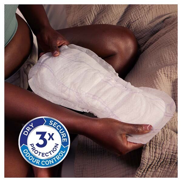 TENA Discreet Protect+ Maxi Night Incontinence Pads 6 pack GOODS Superdrug