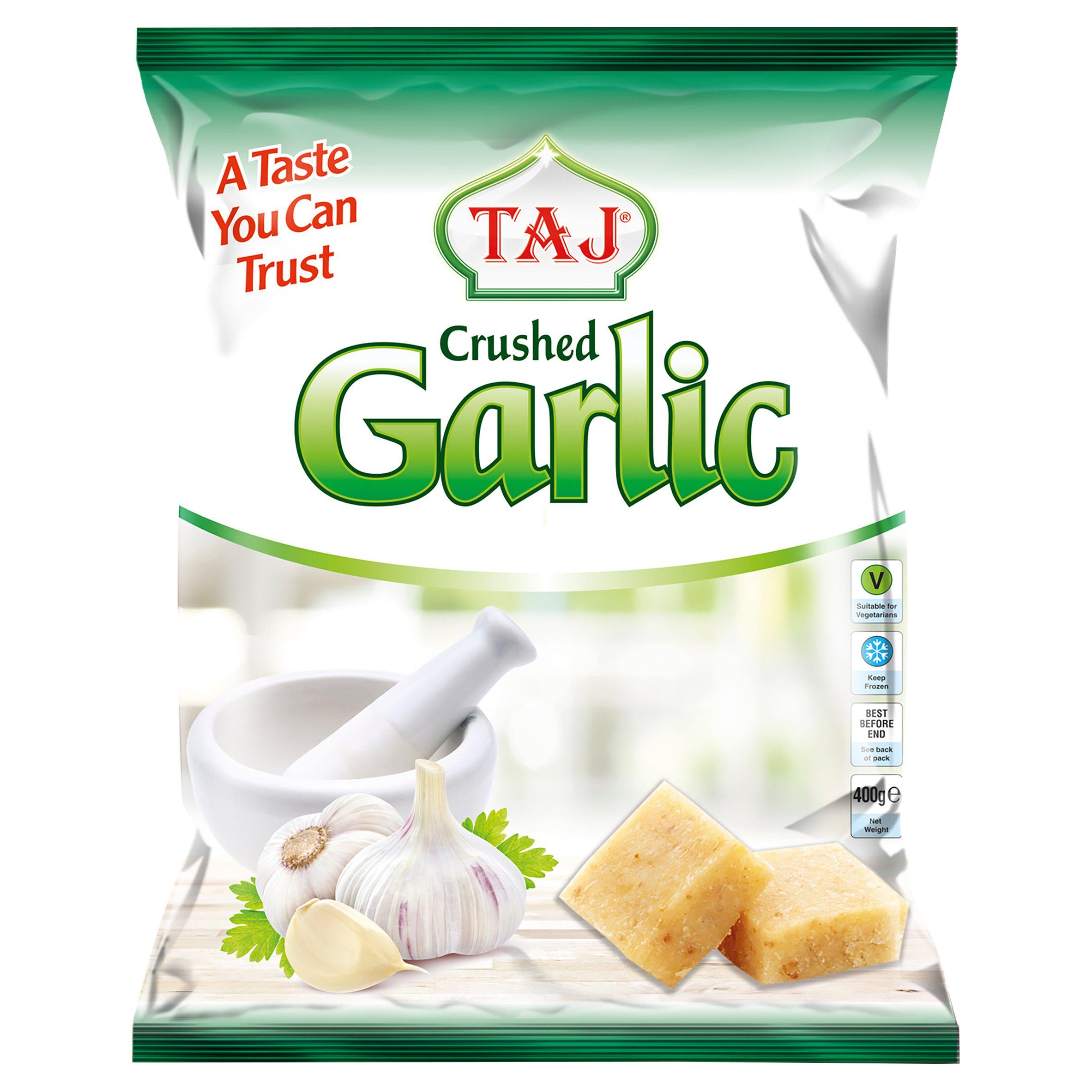 Taj Crushed Garlic 400g GOODS Sainsburys