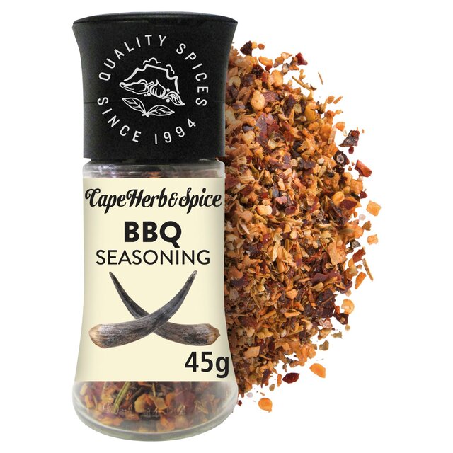 Cape Herb & Spice BBQ Steak Seasoning Grinder 45g - McGrocer
