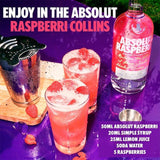 Absolut Raspberri Raspberry Flavoured Swedish Vodka 70cl - McGrocer