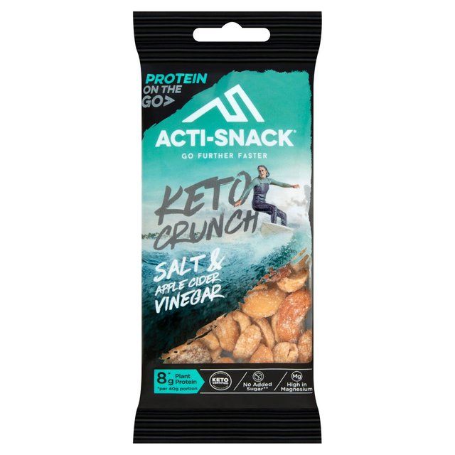 Acti-Snack Salt & Apple Cider Vinegar Keto Crunch 40g - McGrocer