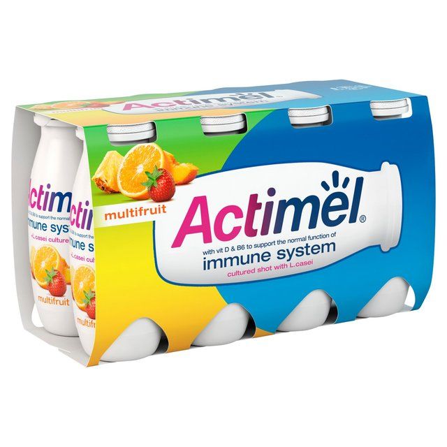 Actimel Multifruit Cultured Yoghurt Drink 8 x 100g - McGrocer