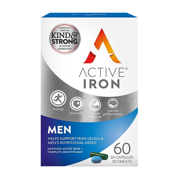Active Iron for Men 30 Capsules + 30 Tablets - McGrocer