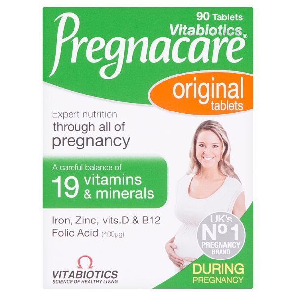 Vitabiotics Pregnacare Vitamins - 90 Tablets GOODS Superdrug