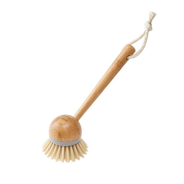 Addis Bamboo Round Washing Up Dish Brush - McGrocer