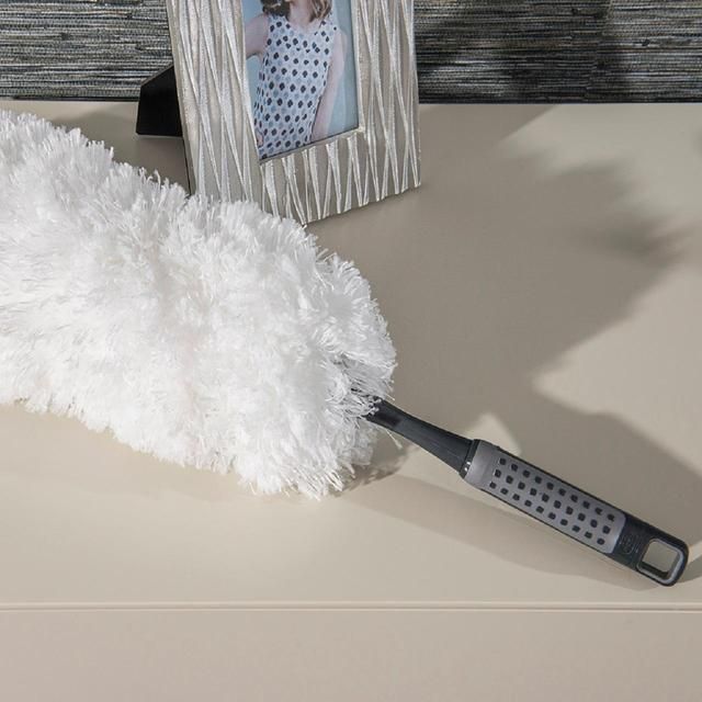 Addis ComfiGrip Handled 100% Fluffy Microfibre Duster - McGrocer