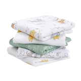 Aden+Anais essentials 5 pack cotton muslin squares Winnie+friends 5 per pack - McGrocer