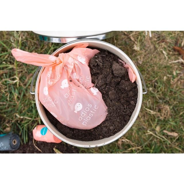 Adios Compostable & Biodegradable Dog Poo Bags - Pink 120 per pack - McGrocer