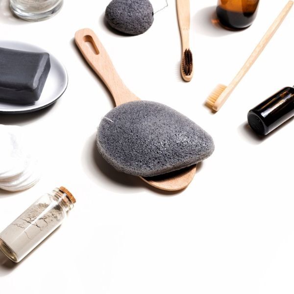 Tweezy Facial Exfoliator Konjac Sponge 100% Natural Charcoal GOODS Superdrug