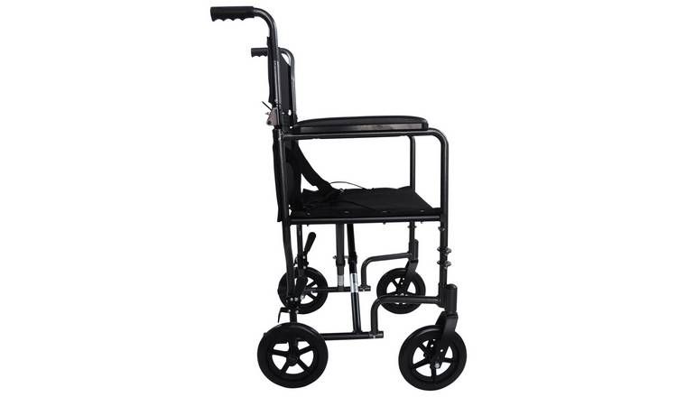 Aidapt Compact and Lightweight Aluminium Travel Wheelchair - McGrocer