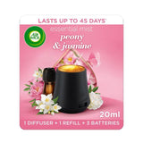 Air Wick Peony and Jasmine Essential Mist Diffuser 20ml - McGrocer