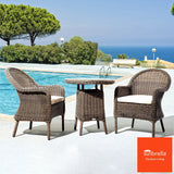 Akula Living Colonial 3 Piece Bistro Set - McGrocer