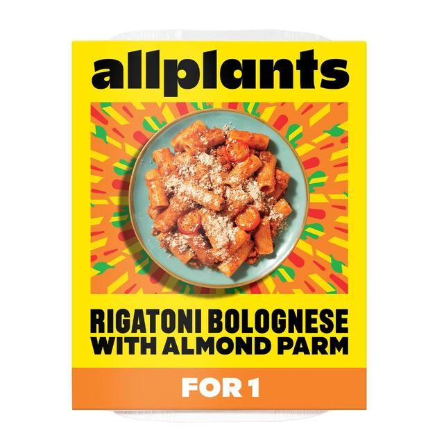 allplants Rigatoni Bolognese with Almond Parm for 1 378g - McGrocer
