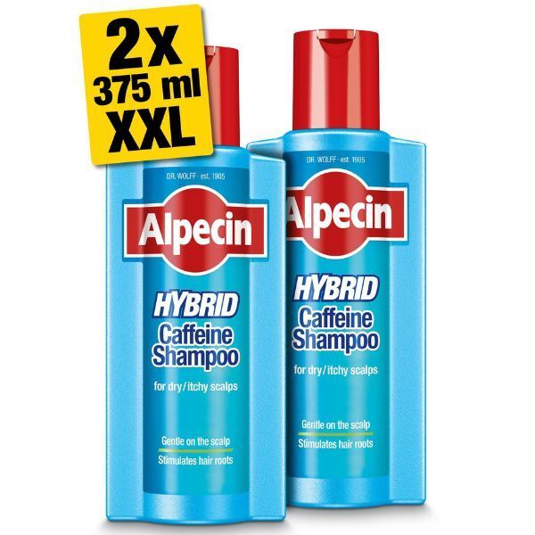Alpecin Hybrid Sensitive Shampoo 2x 375ml | For Dry Scalps - McGrocer