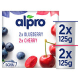 Alpro Blueberry & Cherry Yoghurt Alternative 4 x 125g - McGrocer