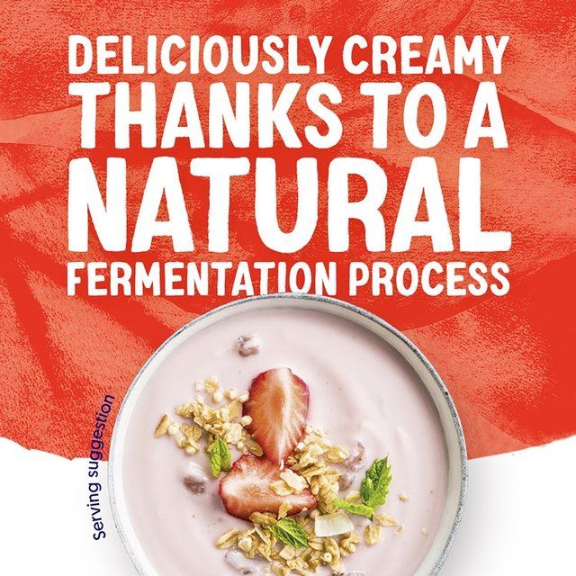 Alpro No Bits Strawberry-Banana & Peach-Pear Yoghurt Alternative 4 x 125g - McGrocer