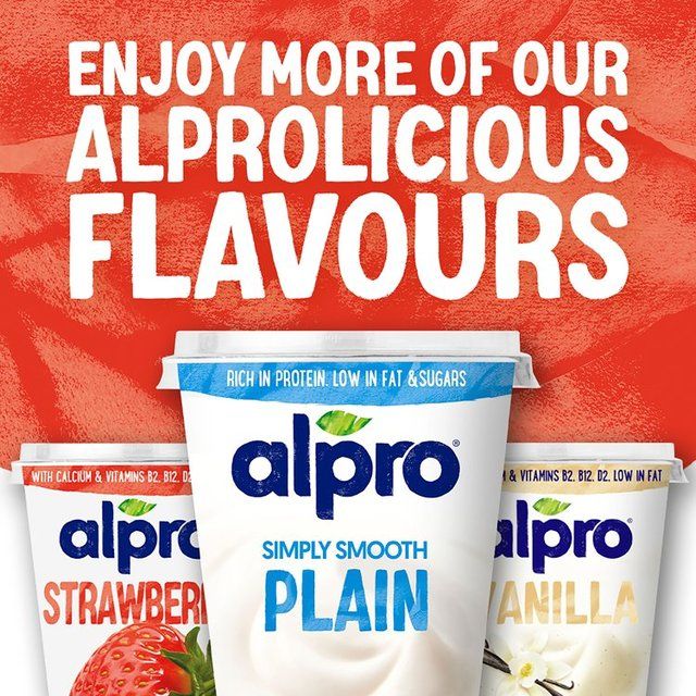 Alpro Strawberry Yoghurt Alternative 500g - McGrocer