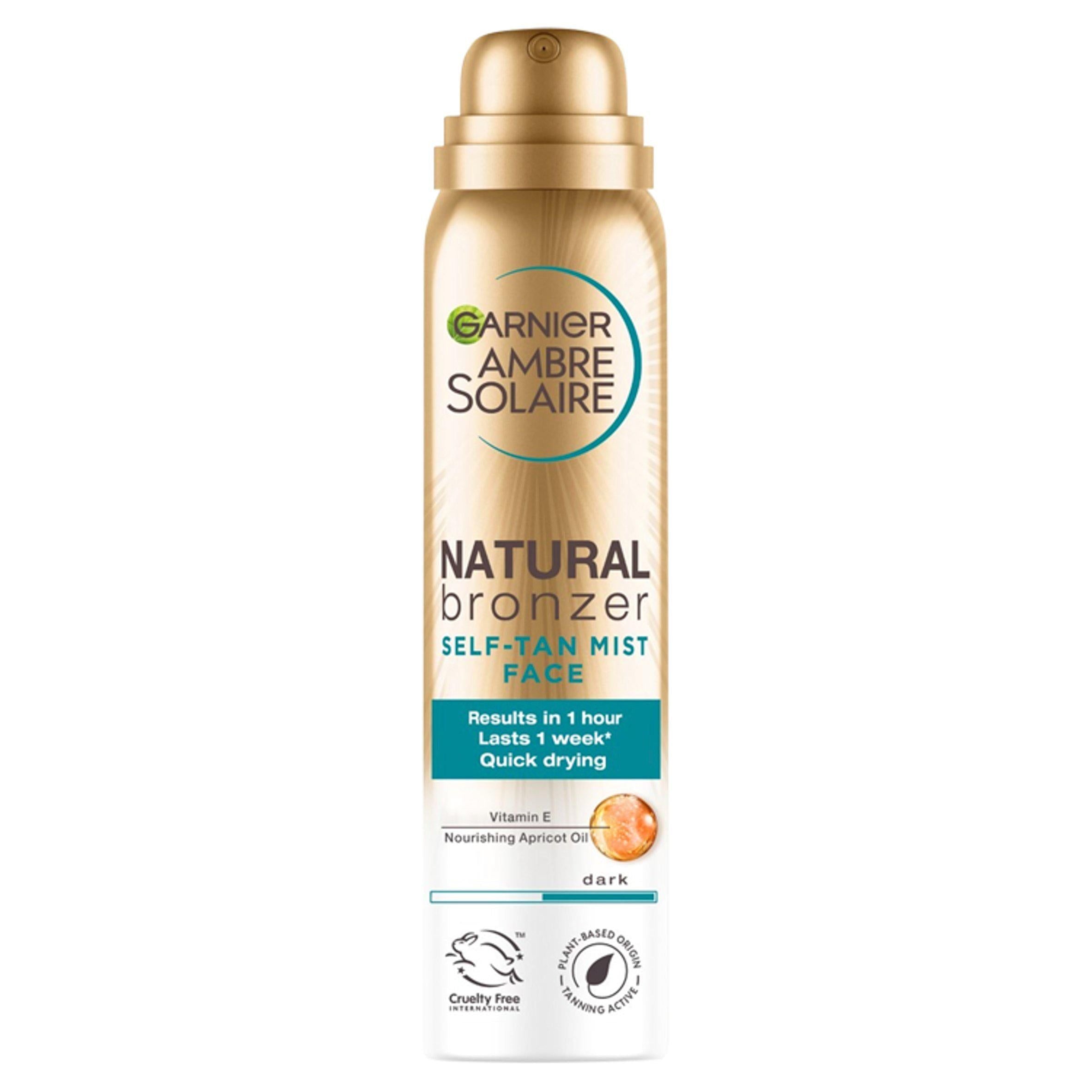 Ambre Solaire Natural Bronzer Dark Self Tan Face Mist 75ml - McGrocer
