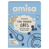 Amisa Organic Gluten Free Pure Porridge Oats Express Sachets 8 x 27g - McGrocer