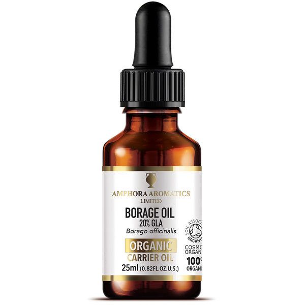 Amphora Aromatics COSMOS Organic Borage Oil (20% GLA) 25ml - McGrocer