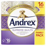 Andrex Supreme Quilts Toilet Roll 16 per pack - McGrocer