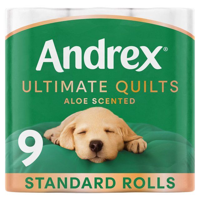 Andrex Ultimate Quilts + Aloe Vera 9 per pack - McGrocer