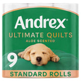 Andrex Ultimate Quilts + Aloe Vera 9 per pack - McGrocer