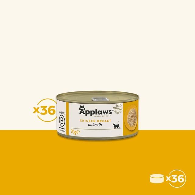 Applaws Cat Tin Chicken Bulk Pack 36 x 70g - McGrocer