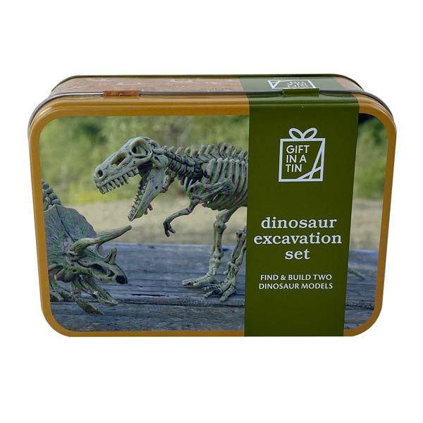 Apples To Pears Gift In A Tin Dinosaur Excavation Kit - McGrocer