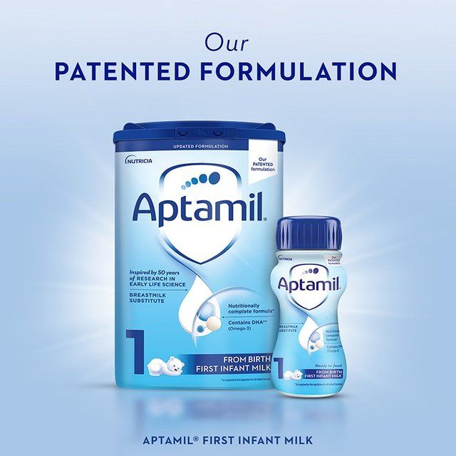 Aptamil 1 First Infant Baby Milk Formula Liquid Starter Pack Ready to Feed 6 x 70ml - McGrocer