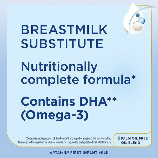 Aptamil 1 First Baby Milk Formula Powder from Birth 800g - McGrocer