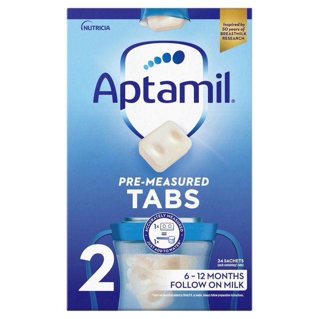Aptamil 2 Follow On Baby Milk Formula Tabs 6-12 Months 120 per pack - McGrocer